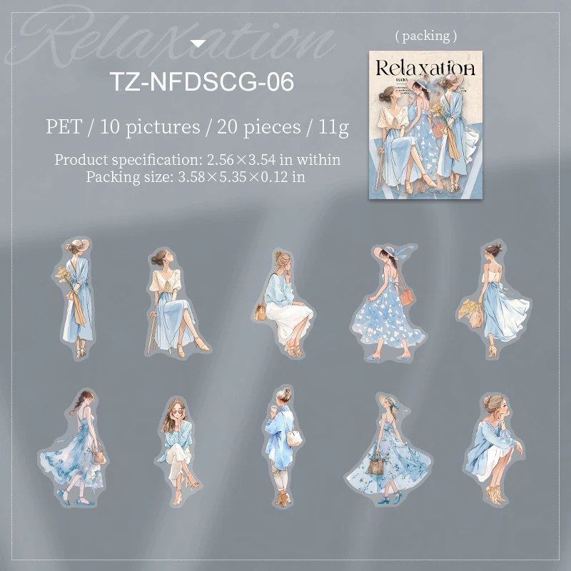 Наклейка JIANWU Laid-back of South of France Series
Наклейка JIANWU Laid-back of South of France Series