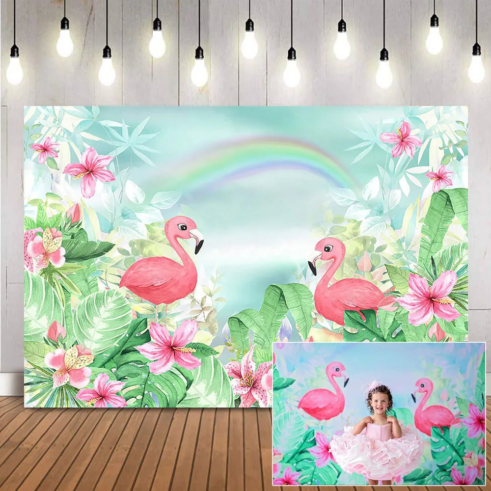 Flamingo Backdrop for Photography Green Leaves Summer Holiday Cake Smash Photo Background Studio Newborn Kid Portrait Decoration
Flamingo Backdrop for Photography Green Leaves Summer Holiday Cake Smash Photo Background Studio Newborn Kid Portrait Decoration