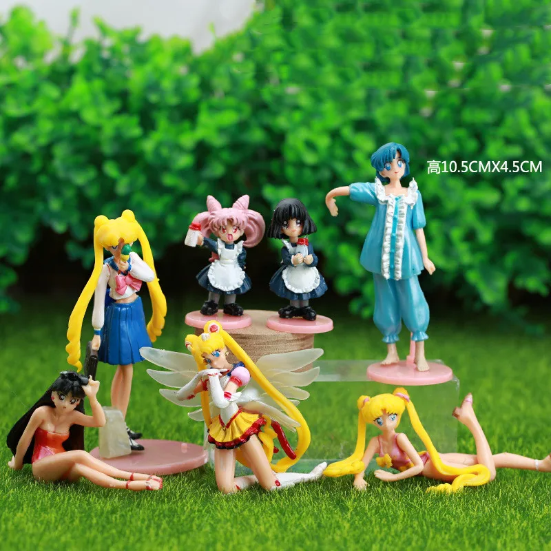 Аниме Сейлор статуя 7 шт./компл. Tsukino Usagi экшн-фигурки Moon ПВХ Коллекционная модель детская игрушка украшения для торта
Аниме Сейлор статуя 7 шт./компл. Tsukino Usagi экшн-фигурки Moon ПВХ Коллекционная модель детская игрушка украшения для торта