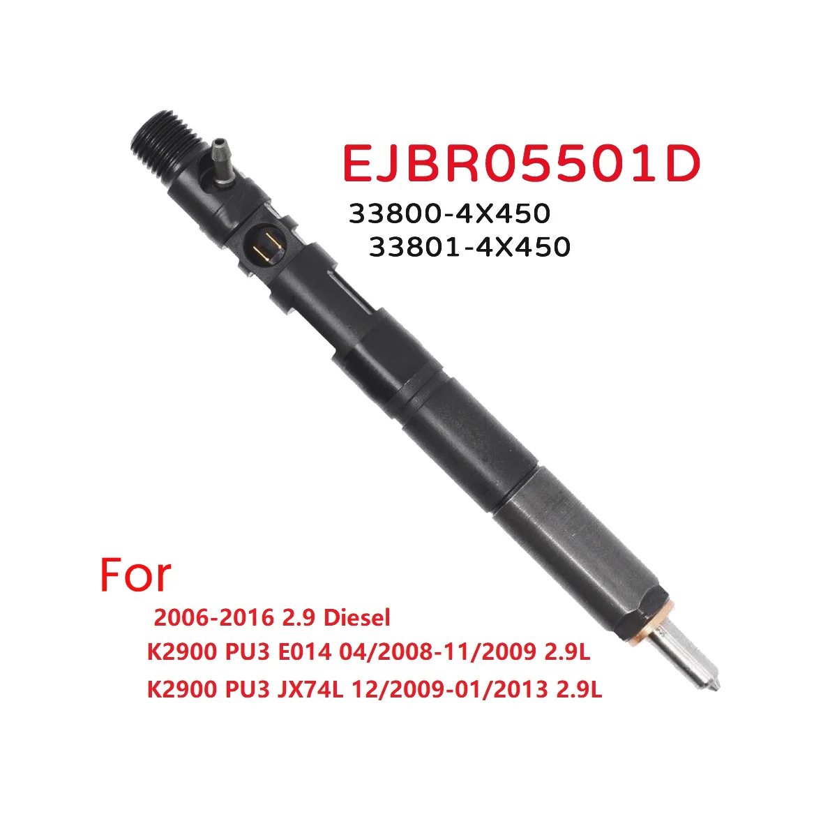 Новая Форсунка EJBR05501D для дизельного топлива 33800-4X450 33801-4X450 для Delphi Hyundai / KIA BONGO K2900 2.9L
Новая Форсунка EJBR05501D для дизельного топлива 33800-4X450 33801-4X450 для Delphi Hyundai / KIA BONGO K2900 2.9L