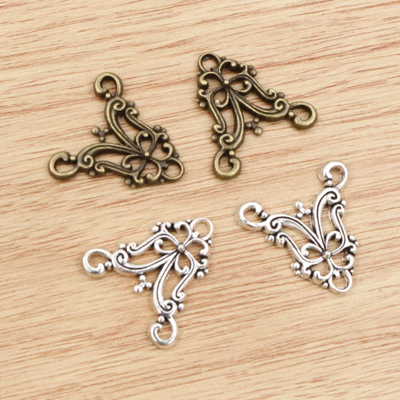 30pcs 21x21mm Antique Silver Plated Bronze Flower Butterfly Style Connector Charm Pendant DIY Jewelry Supplies Findings
30pcs 21x21mm Antique Silver Plated Bronze Flower Butterfly Style Connector Charm Pendant DIY Jewelry Supplies Findings