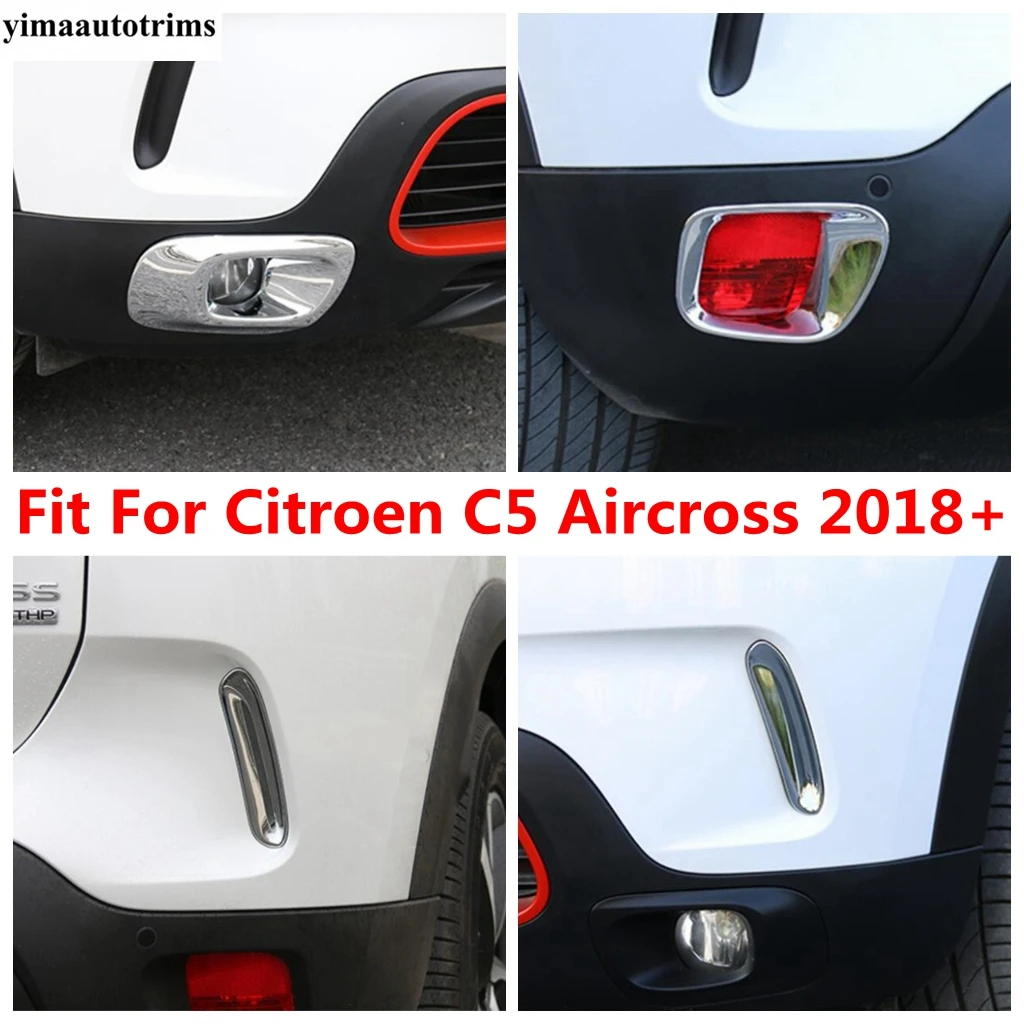 Chrome Front / Rear Bumper Fog Light Lamp Eyebrow Eyelid Strip Frame Cover Trim For Citroen C5 Aircross 2018 - 2021 Accessories
Chrome Front / Rear Bumper Fog Light Lamp Eyebrow Eyelid Strip Frame Cover Trim For Citroen C5 Aircross 2018 - 2021 Accessories