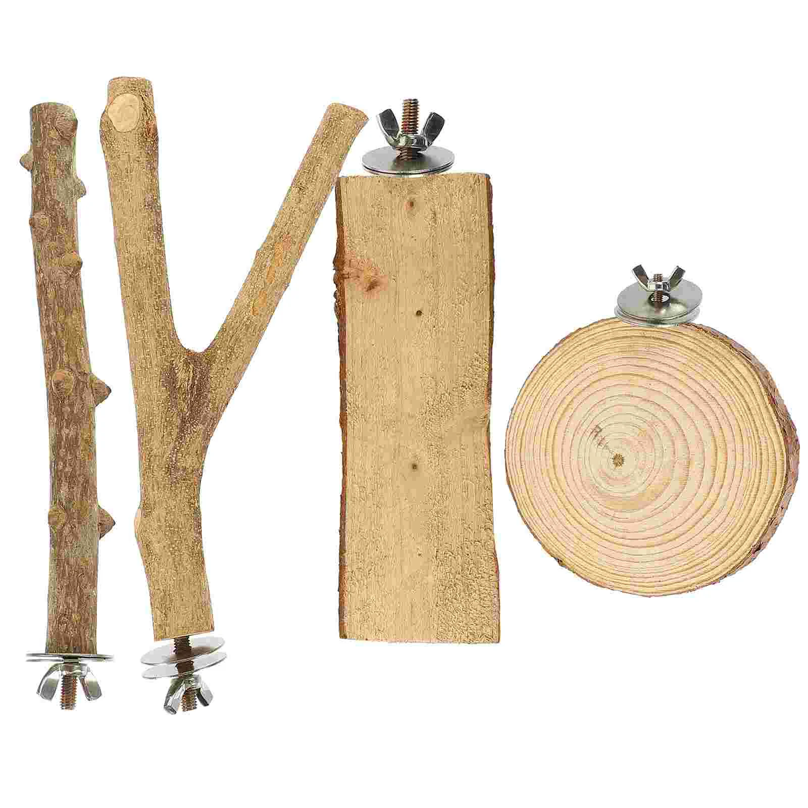 4 Pcs Parrot Standing Stick Cockatiel Toys Suspension Bridge Wooden Parakeet Toys
4 Pcs Parrot Standing Stick Cockatiel Toys Suspension Bridge Wooden Parakeet Toys