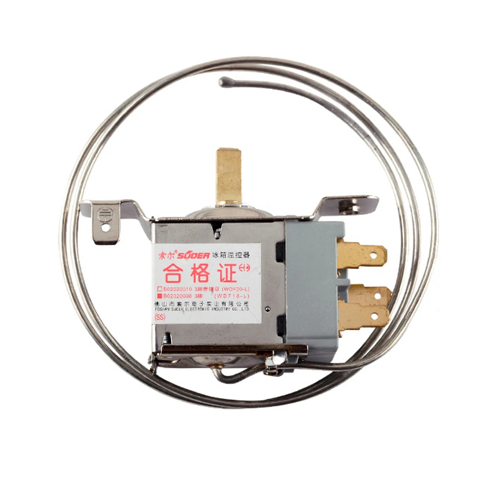 Fridge Freezer Thermostat 3 Pins Freezer Refrigerator High Quality Thermostat Accessories For Model WDF18-L Universal
Fridge Freezer Thermostat 3 Pins Freezer Refrigerator High Quality Thermostat Accessories For Model WDF18-L Universal