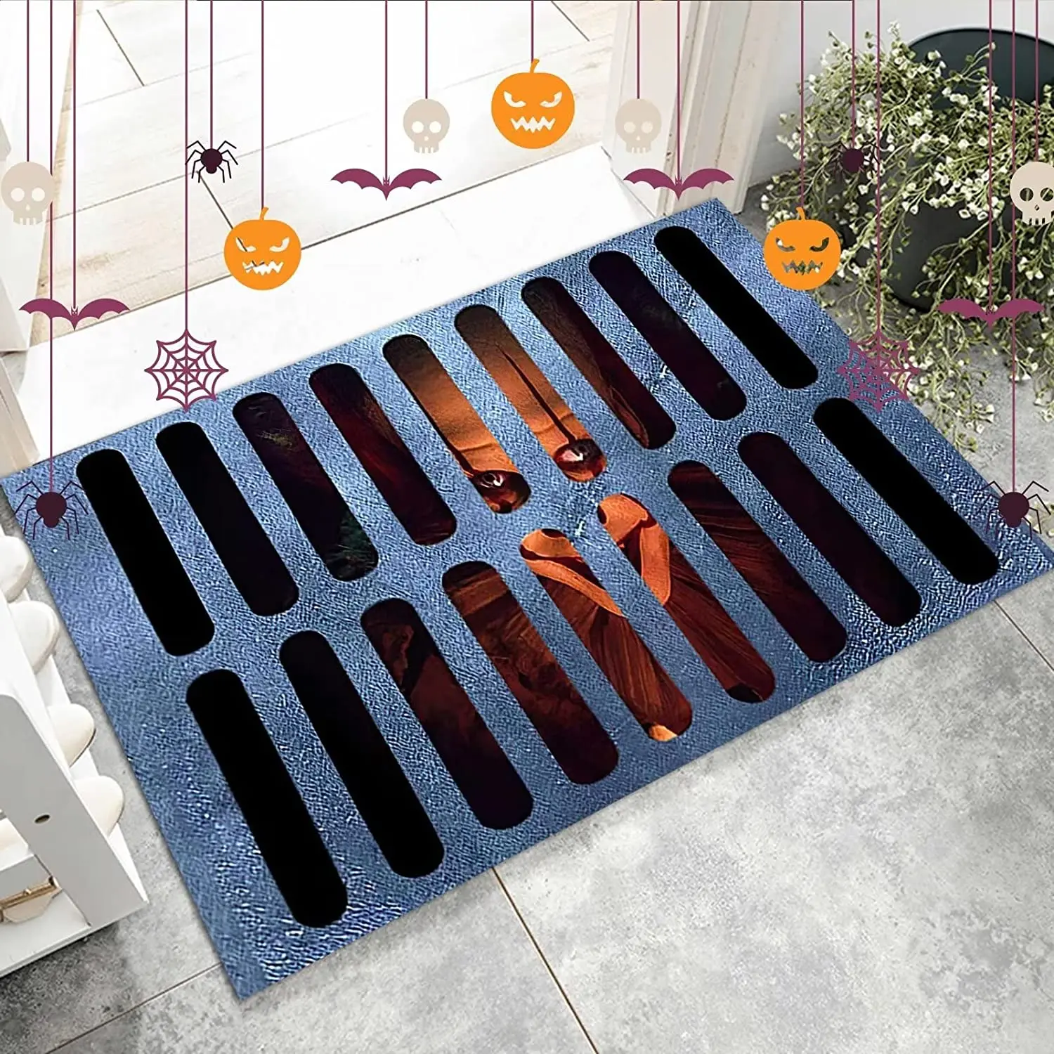Halloween 3D Phantom Doormat Horror Movie Clown Carpet Decoration Indoor and Outdoor Non-Slip Carpet Bedroom Bathroom Floor Mat
Halloween 3D Phantom Doormat Horror Movie Clown Carpet Decoration Indoor and Outdoor Non-Slip Carpet Bedroom Bathroom Floor Mat