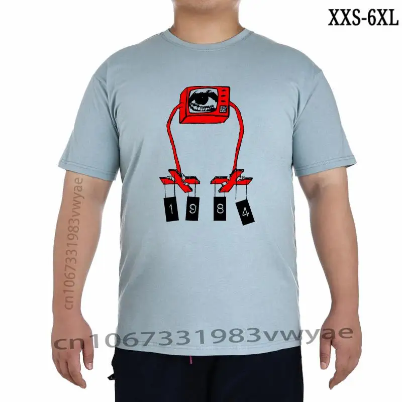 Футболка George Orwell 1984, модные круглые мужские футболки с коротким рукавом и принтом по низкой цене, изготовленные на заказ
Футболка George Orwell 1984, модные круглые мужские футболки с коротким рукавом и принтом по низкой цене, изготовленные на заказ