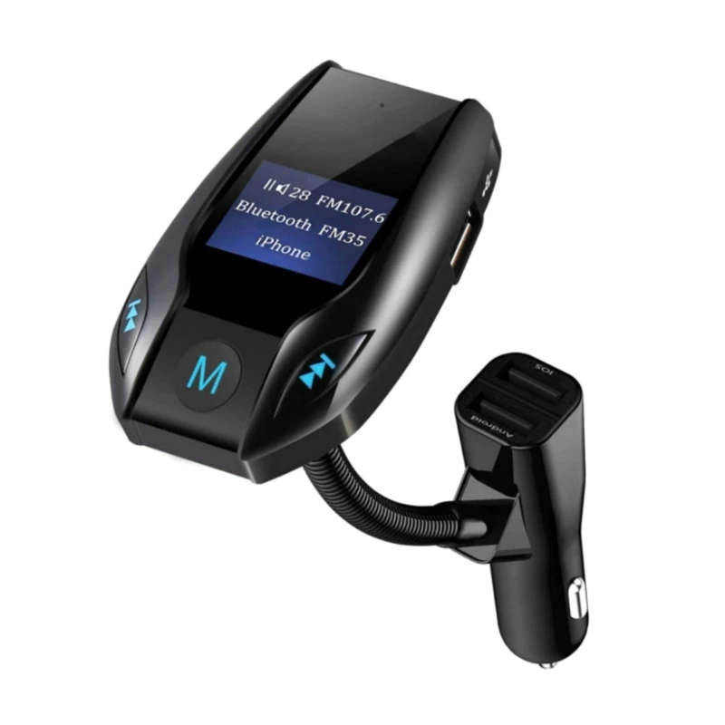 Bluetooth-compatible 5.0 Transmitter Car FM Music Player HiFi Sound Adapter Drop Shipping
Bluetooth-compatible 5.0 Transmitter Car FM Music Player HiFi Sound Adapter Drop Shipping
