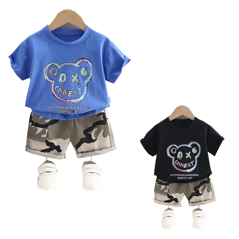 Boys Clothes Sets Summer 1 2 3 4 5 Years Old Children Casual T-shirts Shorts 2pcs Tracksuits For Baby Kids Jogging Sports Suits
Boys Clothes Sets Summer 1 2 3 4 5 Years Old Children Casual T-shirts Shorts 2pcs Tracksuits For Baby Kids Jogging Sports Suits