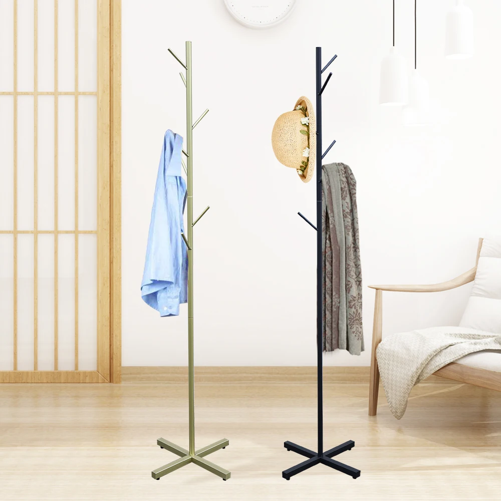 Modern Metal Coat Rack Free Standing 7 Hooks Hall Tree in Corner, Hat Hanger & Coat Racks Stand Entryway Organizer for Clothes
Modern Metal Coat Rack Free Standing 7 Hooks Hall Tree in Corner, Hat Hanger & Coat Racks Stand Entryway Organizer for Clothes