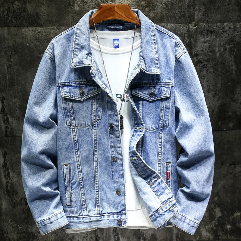 2 Colors Classic Style Men's Vintage Blue Denim Jacket Spring and Autumn New Stretch Cotton Casual Jeans Coat Male Clothes
2 Colors Classic Style Men's Vintage Blue Denim Jacket Spring and Autumn New Stretch Cotton Casual Jeans Coat Male Clothes