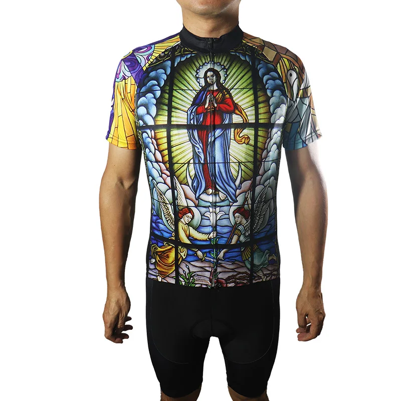 Jesus Christian God Jersey Short Sleeve Top Road Wear Cycling Clothing Bike Shirt Motocross Bicycle Maria Sweater Breathable DH
Jesus Christian God Jersey Short Sleeve Top Road Wear Cycling Clothing Bike Shirt Motocross Bicycle Maria Sweater Breathable DH