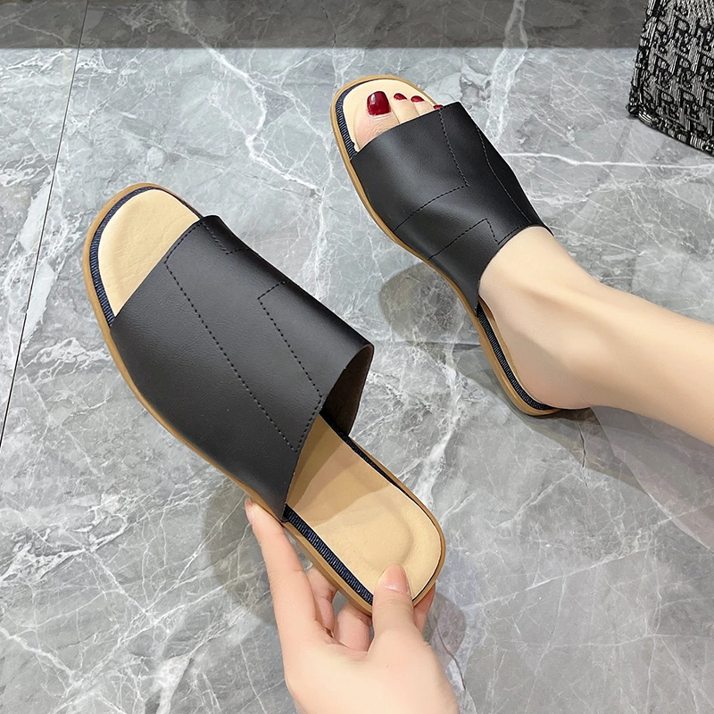 Women's 2022Summer Women's Sandals Slingback Square Low Heel Flip Toe Rubber Sole Solid Color Casual Shoes Slipper Fashion Shoes
Women's 2022Summer Women's Sandals Slingback Square Low Heel Flip Toe Rubber Sole Solid Color Casual Shoes Slipper Fashion Shoes
