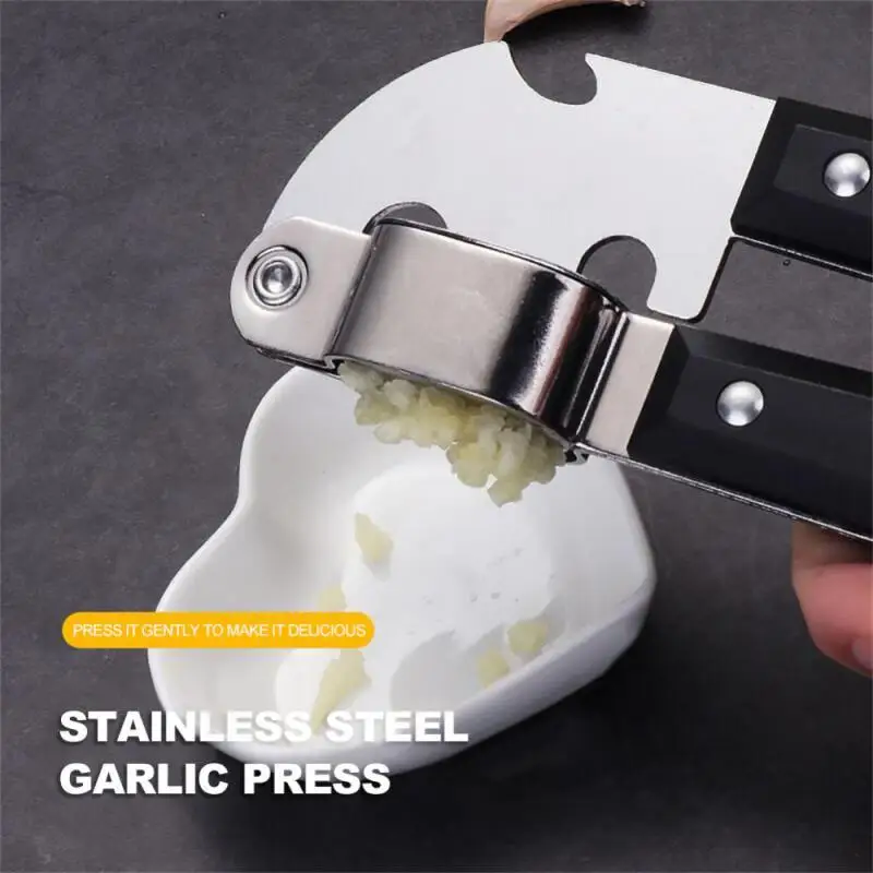 Stainless Steel Garlic Press Crusher Manual Garlic Mincer Chopping Garlic Tool Fruit Vegetable Tools Home Gadget Accessories
Stainless Steel Garlic Press Crusher Manual Garlic Mincer Chopping Garlic Tool Fruit Vegetable Tools Home Gadget Accessories