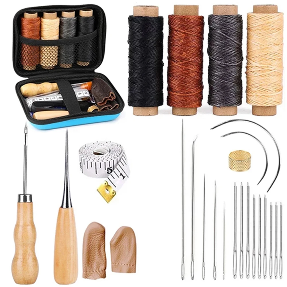27Pcs/Set Professional Leather Craft Tools Kit Home DIY Hand Sewing Stitching Punch Carving Tool Leathercraft Accessories Hot
27Pcs/Set Professional Leather Craft Tools Kit Home DIY Hand Sewing Stitching Punch Carving Tool Leathercraft Accessories Hot