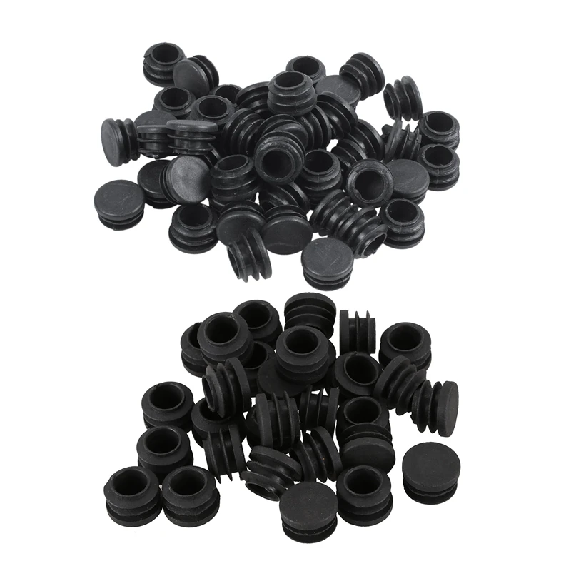 80Pcs Black Plastic Round Table Chair Leg Tube Pipe Insert End Cap, 50 Pcs 22Mm Dia & 30 Pcs 19Mm Dia
80Pcs Black Plastic Round Table Chair Leg Tube Pipe Insert End Cap, 50 Pcs 22Mm Dia & 30 Pcs 19Mm Dia