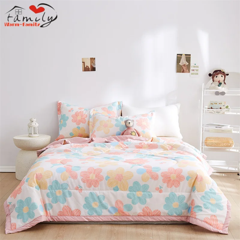 Air Condition Thin Blanket Summer Quilt Cotton Fluffy Plaid Blanket On The Bed Comfortable Comforter
Air Condition Thin Blanket Summer Quilt Cotton Fluffy Plaid Blanket On The Bed Comfortable Comforter