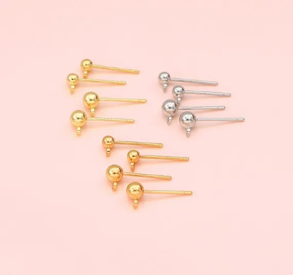 1pair Silver Electroplated Preserving Versatile Ear Studs with Hanging Rings Material DIY Handmade Earrings Jewelry Accessories
1pair Silver Electroplated Preserving Versatile Ear Studs with Hanging Rings Material DIY Handmade Earrings Jewelry Accessories