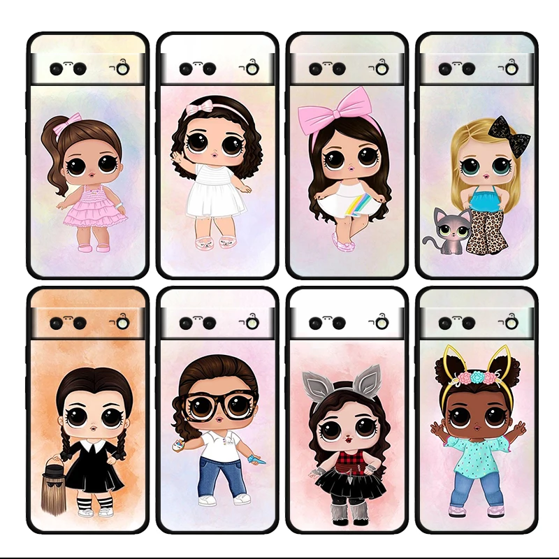 Cartoon L.O.L. SURPRISE Shockproof Cover for Google Pixel 7 6 Pro 6a 5 5a 4 4a XL 5G Black Phone Case Shell TPU Coque Capa Cover
Cartoon L.O.L. SURPRISE Shockproof Cover for Google Pixel 7 6 Pro 6a 5 5a 4 4a XL 5G Black Phone Case Shell TPU Coque Capa Cover