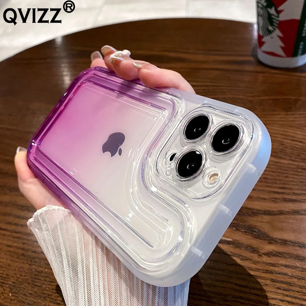 Luxury Gradient Clear Case for iPhone 14 Pro Max Plus 14promax Shockproof Soft Silicone Phone Cover for iPhone 13 12 11 Pro Max
Luxury Gradient Clear Case for iPhone 14 Pro Max Plus 14promax Shockproof Soft Silicone Phone Cover for iPhone 13 12 11 Pro Max
