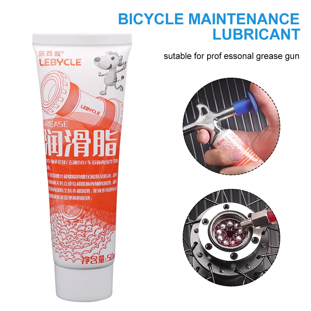 Bicycle Lubricant Oil MTB Bike Maintenance For Hub Bottom Bracket Headset Freewheel Pedal Ball Bearing Grease Cycling Accessory
Bicycle Lubricant Oil MTB Bike Maintenance For Hub Bottom Bracket Headset Freewheel Pedal Ball Bearing Grease Cycling Accessory