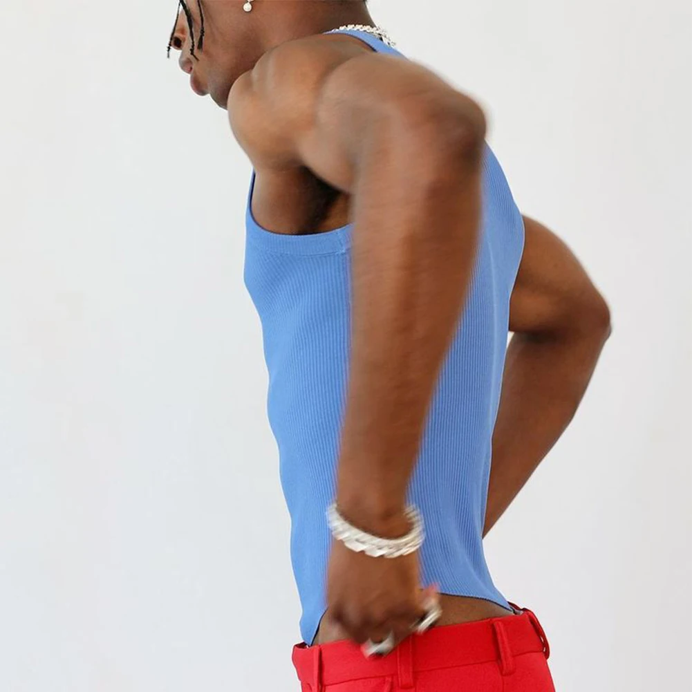 Tank Top Men Knit Sleeveless Muscle Fitness Vest Tank Tops Slim Fit Party Clubwear Shirts Vests Breathable Singletss Blouse
Tank Top Men Knit Sleeveless Muscle Fitness Vest Tank Tops Slim Fit Party Clubwear Shirts Vests Breathable Singletss Blouse