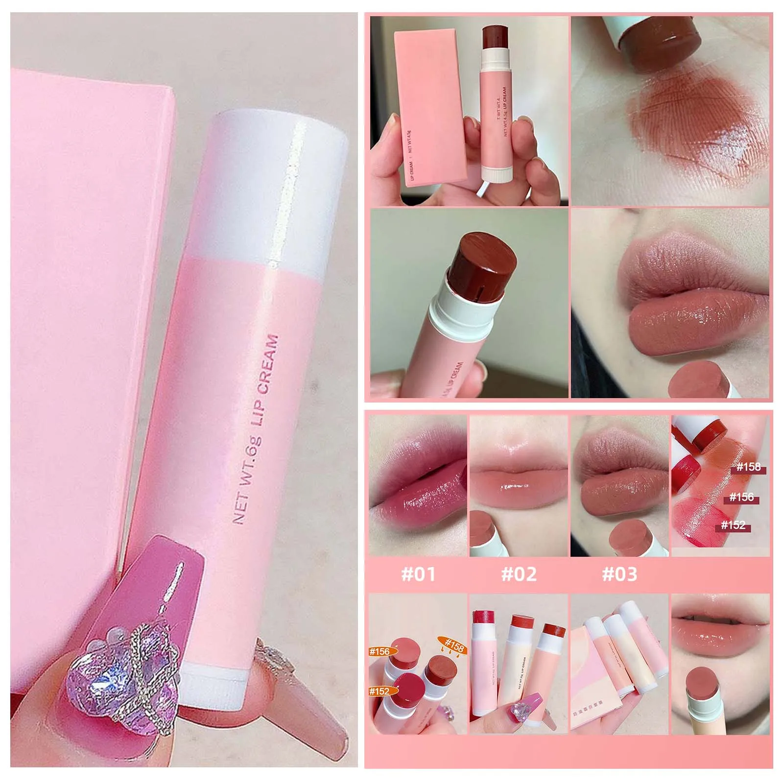 Sweet Moisturizing Creamy Lipstick Long Lasting Waterproof Lip Stick Gift For Birthday
Sweet Moisturizing Creamy Lipstick Long Lasting Waterproof Lip Stick Gift For Birthday