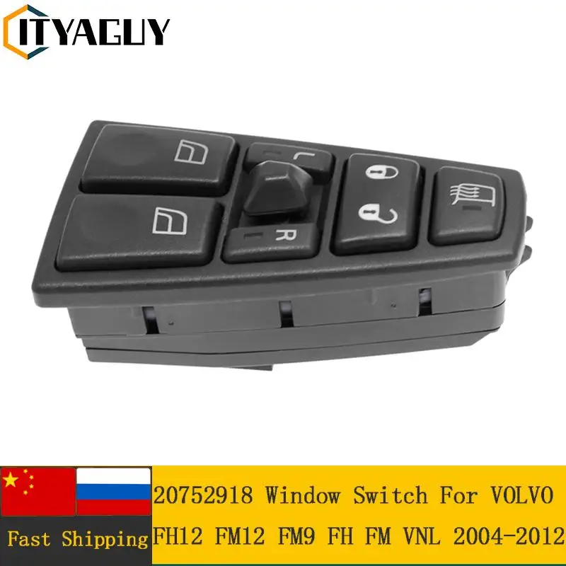 20752918 20953592 Электрический оконный выключатель для VOLVO FH12 FM12 FM9 FH FM VNL 20455317 20452017 21354601 21277587 20568857 21543897
20752918 20953592 Электрический оконный выключатель для VOLVO FH12 FM12 FM9 FH FM VNL 20455317 20452017 21354601 21277587 20568857 21543897