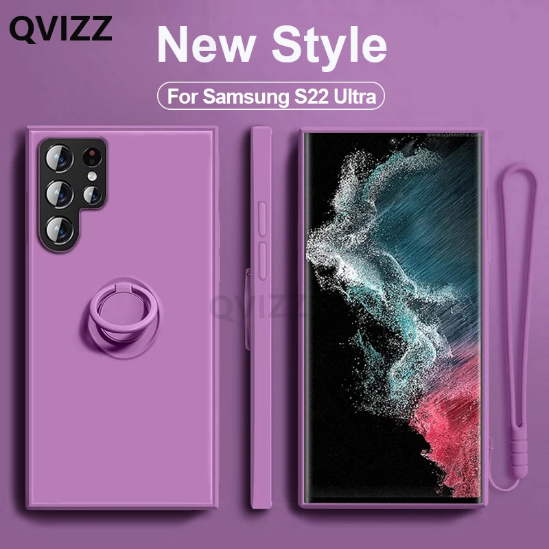 Liquid Silicone Case For Samsung Galaxy S22 Ultra Plus S21 S0 FE Note 20 10 Lite A52 A72 A12 A51 A71 A13 A22 Bracket Ring Soft
Liquid Silicone Case For Samsung Galaxy S22 Ultra Plus S21 S0 FE Note 20 10 Lite A52 A72 A12 A51 A71 A13 A22 Bracket Ring Soft