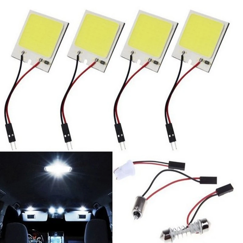 White T10 W5w Cob 24SMD 36SMD 48SMD Car Led Auto Interior Reading Lamp Bulb Light Ceiling Lights Dome Lamp Auto Accessories
White T10 W5w Cob 24SMD 36SMD 48SMD Car Led Auto Interior Reading Lamp Bulb Light Ceiling Lights Dome Lamp Auto Accessories
