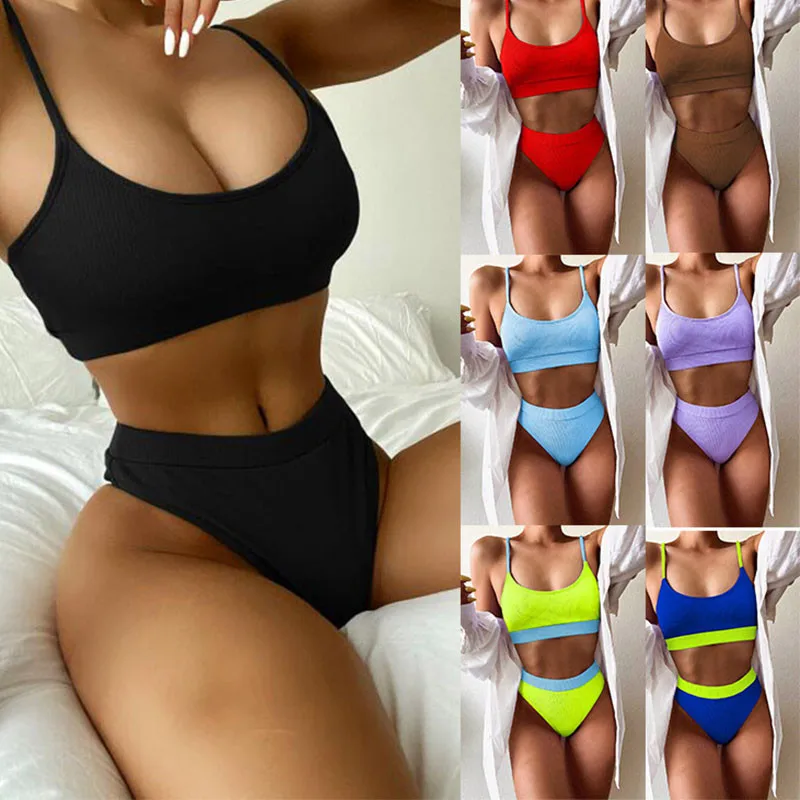 Summer Swimsuits Woman 2022 Sexy Solid Bikini Sets Women's Swimsuits Thong Swimsuit Female Bathing Suit Brazlian Swimwear
Summer Swimsuits Woman 2022 Sexy Solid Bikini Sets Women's Swimsuits Thong Swimsuit Female Bathing Suit Brazlian Swimwear