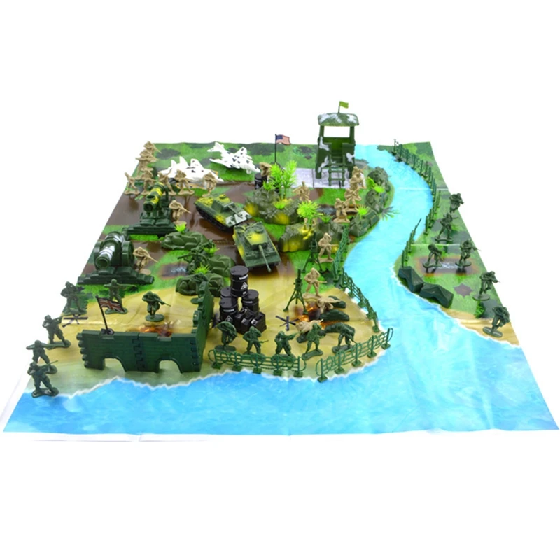 90Pcs/Set DIY Mini Static Soldiers Action Figures Model Set With Waterproof Map Accessories Gift Model Toys For Children
90Pcs/Set DIY Mini Static Soldiers Action Figures Model Set With Waterproof Map Accessories Gift Model Toys For Children