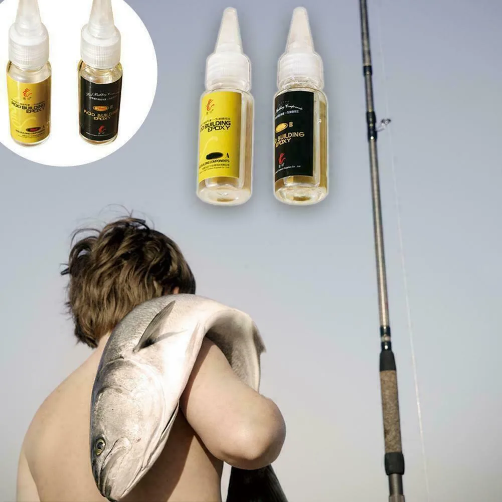 2×10/20ml Fishing Rod Building Epoxy Thread Coating Rod Building Epoxy A+B Glue Iscas Pesca Fishing Tackle Gear Accessories
2×10/20ml Fishing Rod Building Epoxy Thread Coating Rod Building Epoxy A+B Glue Iscas Pesca Fishing Tackle Gear Accessories