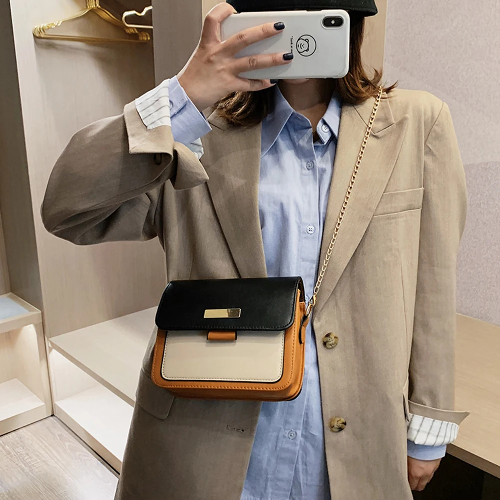 Fashion Square Shoulder Purse Totes Female PU Leather Hit Color Crossbody Bags Youth Ladies Simple Versatile Bag
Fashion Square Shoulder Purse Totes Female PU Leather Hit Color Crossbody Bags Youth Ladies Simple Versatile Bag
