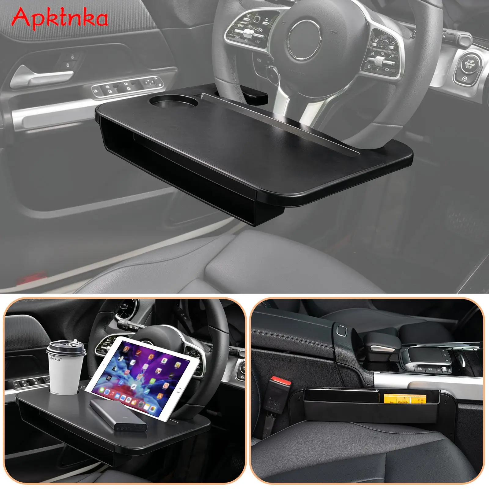 Multifunctional Car Steering Wheel Tray With Car Gap Organizer Work Computer Desk Drink Coffee Stand Food Laptop Holder Interior
Multifunctional Car Steering Wheel Tray With Car Gap Organizer Work Computer Desk Drink Coffee Stand Food Laptop Holder Interior