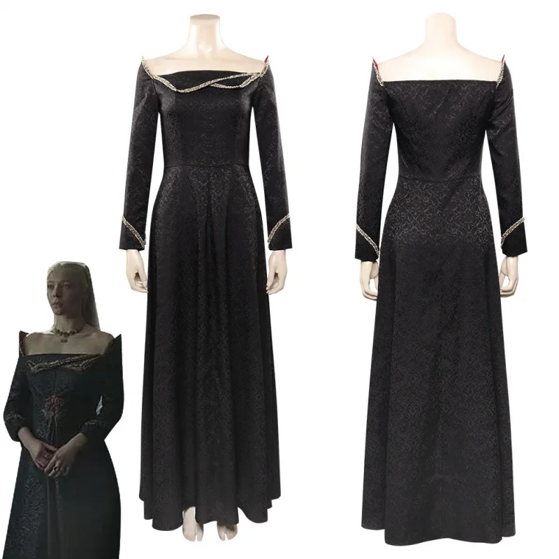 House Of Cosplay The Dragon Costume Rhaenyra Cosplay Fantasia Women Black Dress Halloween Carnival Clothes For Disguise Ladies
House Of Cosplay The Dragon Costume Rhaenyra Cosplay Fantasia Women Black Dress Halloween Carnival Clothes For Disguise Ladies