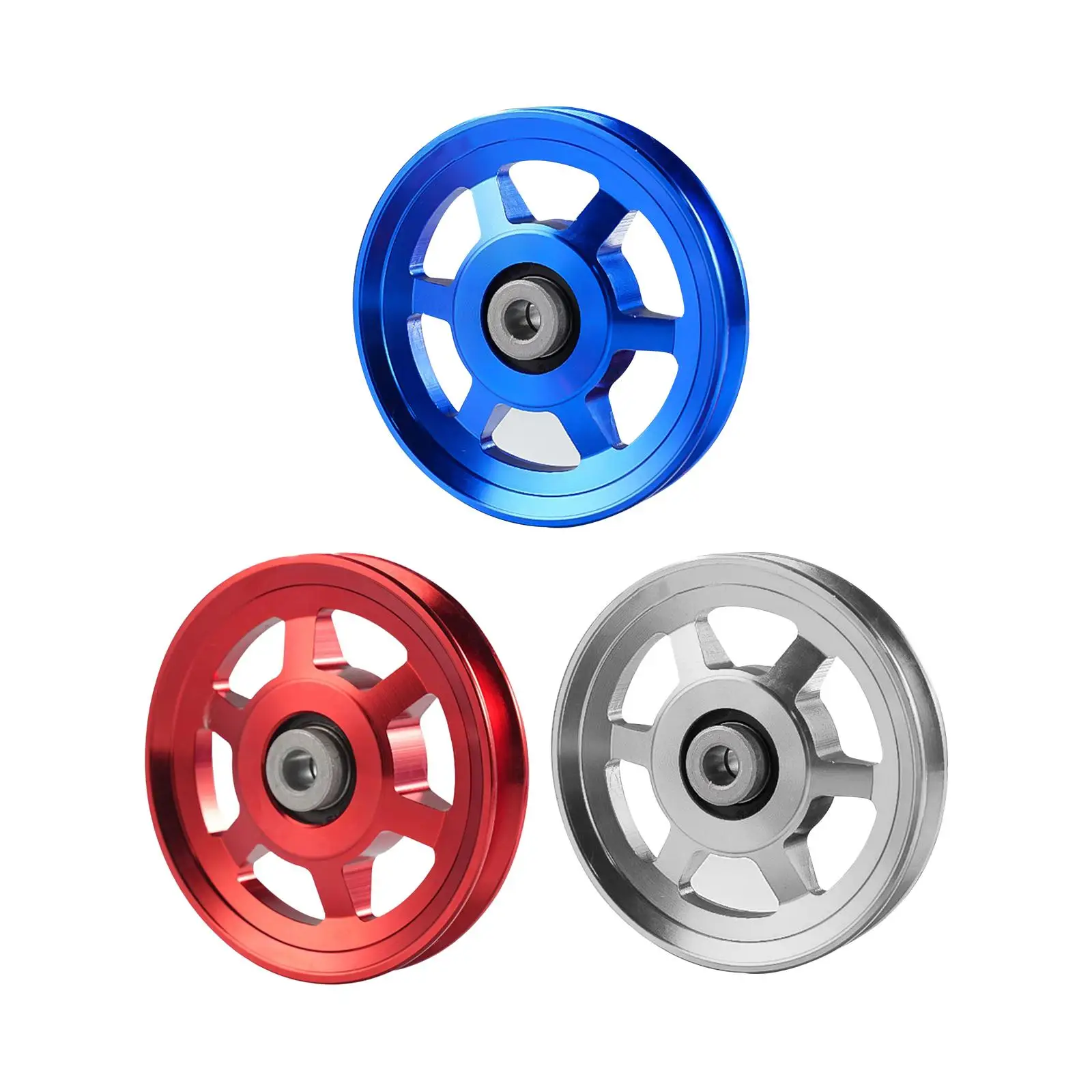 105mm Aluminium Alloy Bearing Pulley Wheel Replacement for Cable Machine Gym Equipment Exercise Strength Training Accessory
105mm Aluminium Alloy Bearing Pulley Wheel Replacement for Cable Machine Gym Equipment Exercise Strength Training Accessory