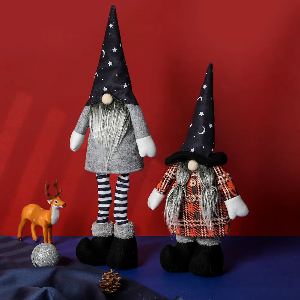 Halloween Faceless Elderly Telescopic Doll Family Party Holiday Decoration 
Halloween Faceless Elderly Telescopic Doll Family Party Holiday Decoration