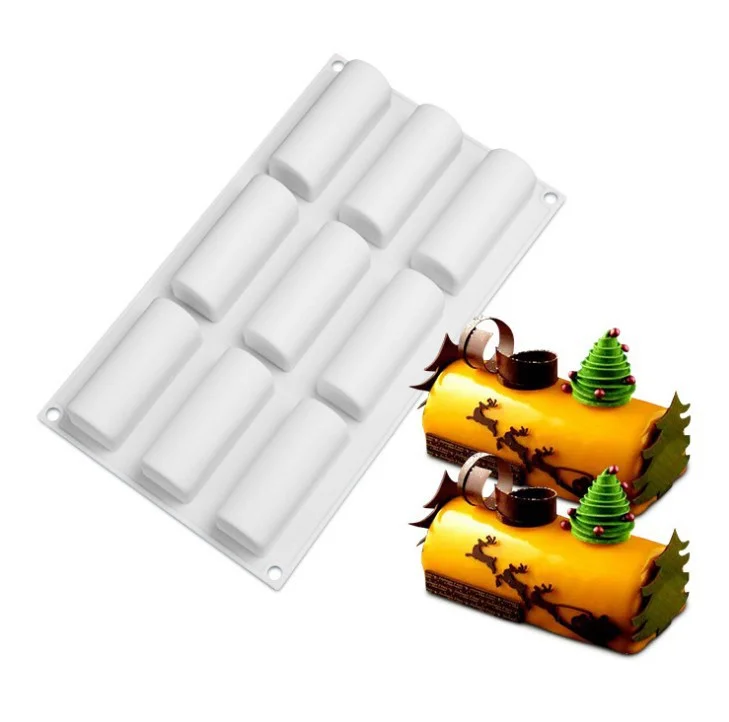 9 Cavity Silicone Mold 3D Stick Half-cylindrical Long Strip Shape Chocolate Truffle Mousse Cake Dessert Mold DIY Baking Moulds
9 Cavity Silicone Mold 3D Stick Half-cylindrical Long Strip Shape Chocolate Truffle Mousse Cake Dessert Mold DIY Baking Moulds