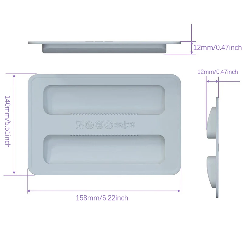 Силиконовый чехол для тостера HENGHOME
Силиконовый чехол для тостера HENGHOME