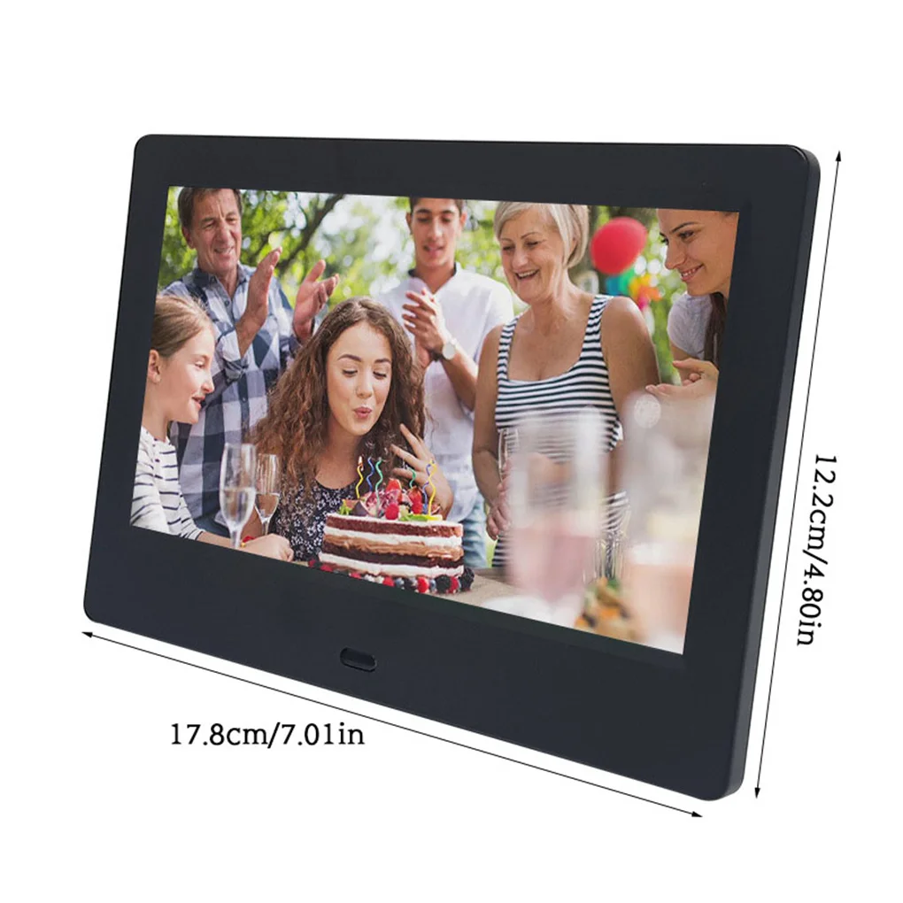 7-inch Digital Photo Frame HD LED Screen Electronic Photo Album Picture Video Player Gift US Plug 
7-inch Digital Photo Frame HD LED Screen Electronic Photo Album Picture Video Player Gift US Plug