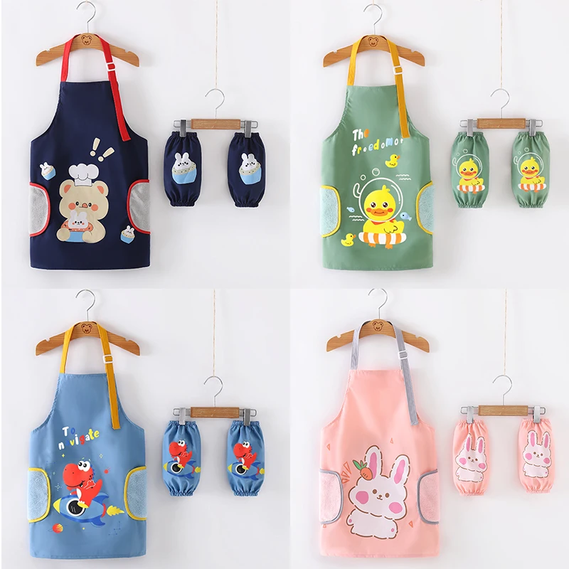Children's Kitchen Cooking Apron Cartoon Waterproof Toddler Boys Girls Smock BBQ Clothes Baby Bibs Sleeveless Painting Clothes
Children's Kitchen Cooking Apron Cartoon Waterproof Toddler Boys Girls Smock BBQ Clothes Baby Bibs Sleeveless Painting Clothes