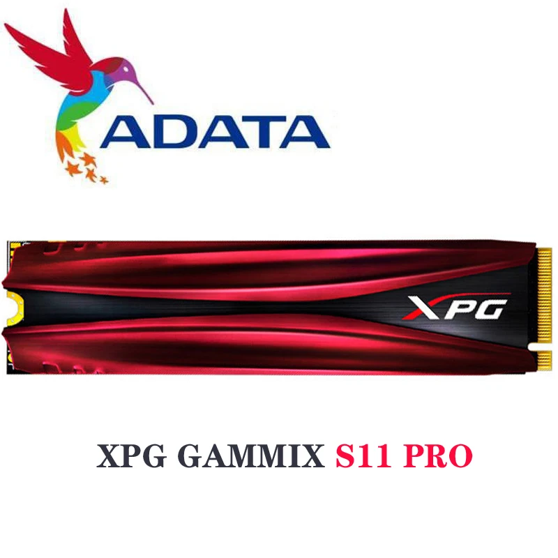 

Новый ADATA XPG GAMMIX S11 Pro, 1 ТБ, 2 ТБ PCIe Gen3x4 M.2 2280, Твердотельный накопитель для ноутбука, рабочего стола, внутренний жесткий диск 256 ГБ, 512 ГБ