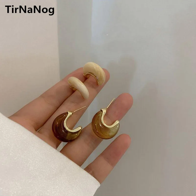 TirNaNog Unique Design Acrylic Geometric Moon Earrings Fashion Classic Luxury C Shape Earrings Restoring Ancient Ways
TirNaNog Unique Design Acrylic Geometric Moon Earrings Fashion Classic Luxury C Shape Earrings Restoring Ancient Ways