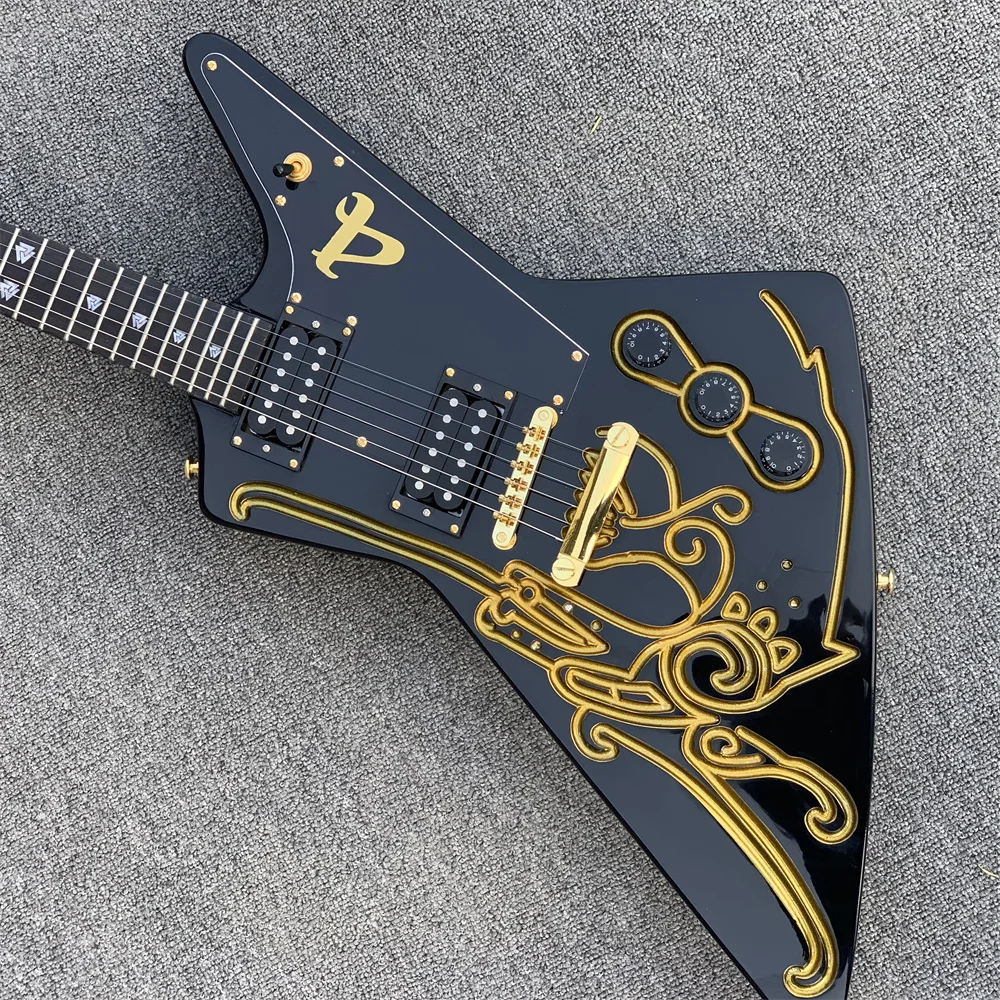 Custom Ex Electric Guitar Black Deer Head Inlay Black Hardware Free Shipping Guitars Guitarra
Custom Ex Electric Guitar Black Deer Head Inlay Black Hardware Free Shipping Guitars Guitarra