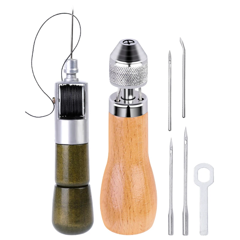 Fenrry 1Pcs Leather Sewing Awl Hand Sewing Machine Speedy Stitcher Leather Craft Edge Stitching Shoemaker Canvas Repair Tool
Fenrry 1Pcs Leather Sewing Awl Hand Sewing Machine Speedy Stitcher Leather Craft Edge Stitching Shoemaker Canvas Repair Tool