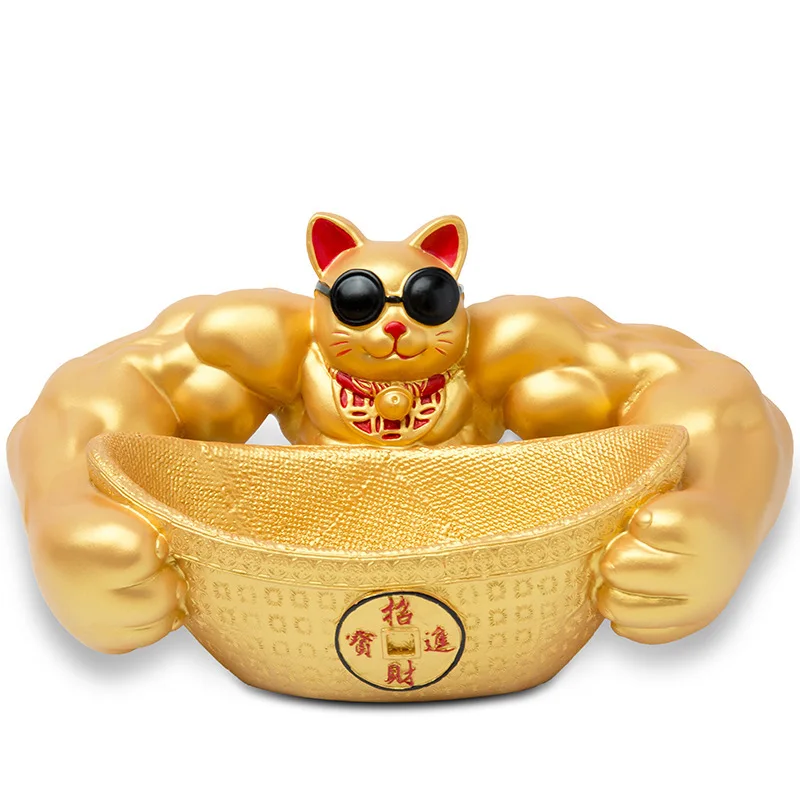 Giant Arm Lucky Cat Decoration KIRIN Muscle Cornucopia Resin Craft Home Creative Ornament
Giant Arm Lucky Cat Decoration KIRIN Muscle Cornucopia Resin Craft Home Creative Ornament
