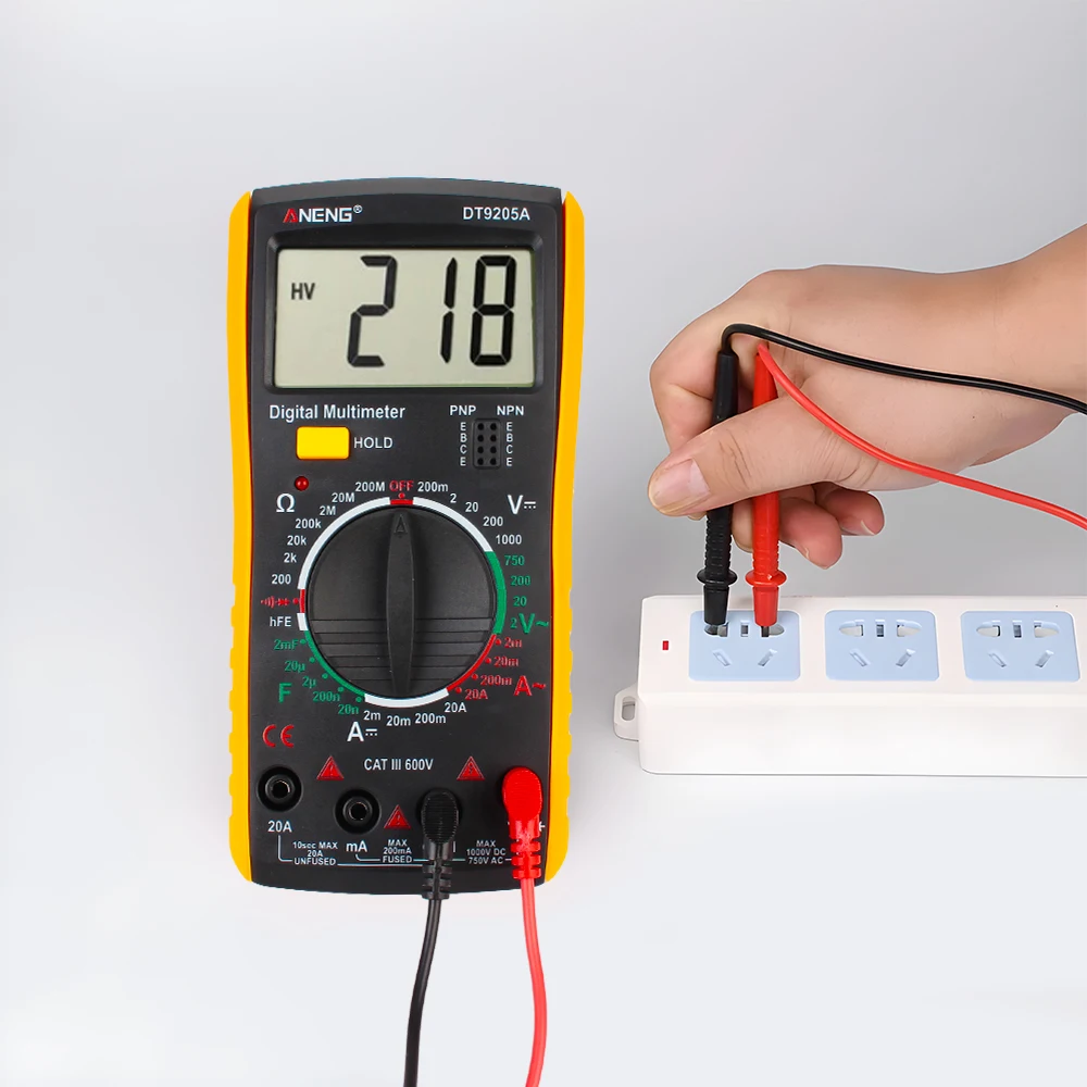 AC With Bazzer Multimeter Measure Tool Tester Multimeter Voltage Current Resistance Capacitance DC HFE Diode Professional
AC With Bazzer Multimeter Measure Tool Tester Multimeter Voltage Current Resistance Capacitance DC HFE Diode Professional