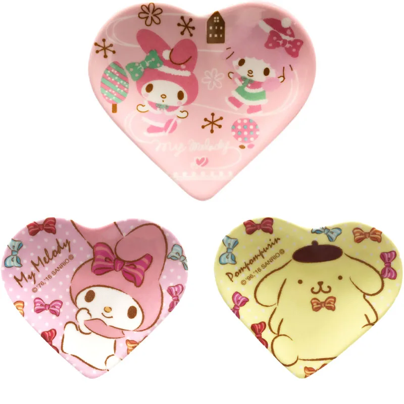 9Cm Sanrios Kawaii Anime Cinnamoroll My Melody Heart-Shaped Dish Cartoon Cute Sugar Dish Household Mini Dipping Dish
9Cm Sanrios Kawaii Anime Cinnamoroll My Melody Heart-Shaped Dish Cartoon Cute Sugar Dish Household Mini Dipping Dish