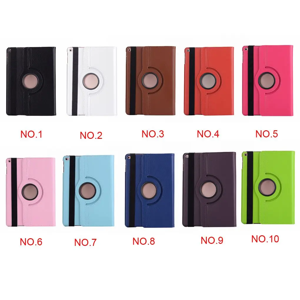 360 Degree Rotating Shell Leather Litchi Grain Stand Cases Protector Replacement For iPad 9.7/5 Air
360 Degree Rotating Shell Leather Litchi Grain Stand Cases Protector Replacement For iPad 9.7/5 Air