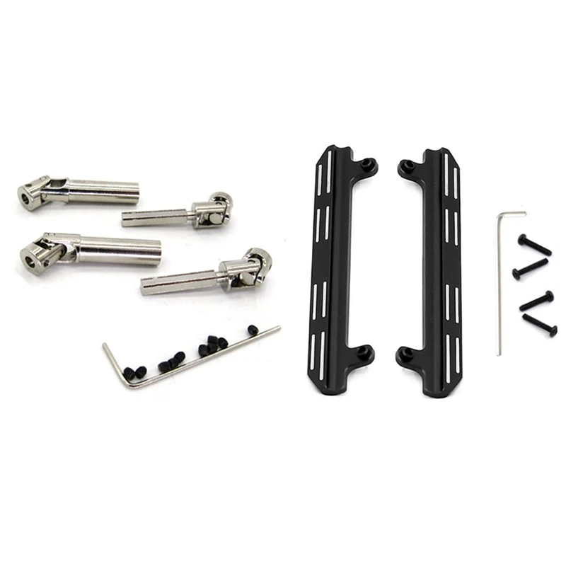 2 Set RC Car Part: 1 Set Metal CVD Front Rear Universal Drive Shaft & 1 Set Metal Side Pedal Sliders
2 Set RC Car Part: 1 Set Metal CVD Front Rear Universal Drive Shaft & 1 Set Metal Side Pedal Sliders